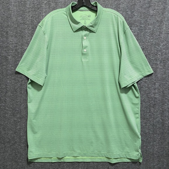 Vineyard Vines Other - Jim Nantz Vineyard Vines Brrr Golf Polo Shirt Mens XL Green Performance Stretch
